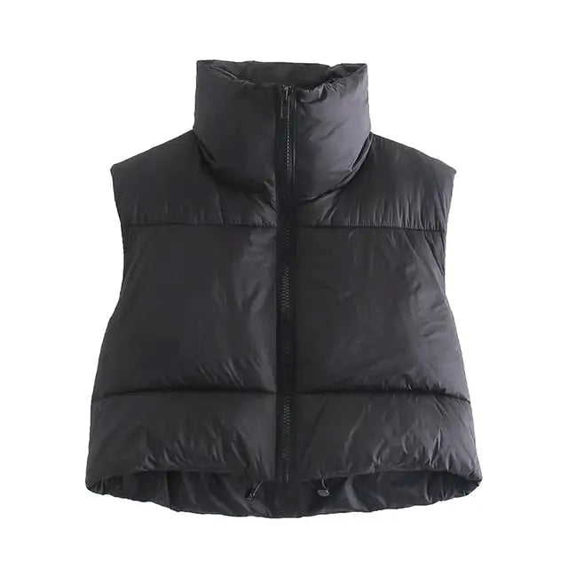 Gr8ness Mini Puffer Vest For Women